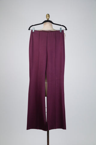 Burgundy slit leggings (4-8-12-14)