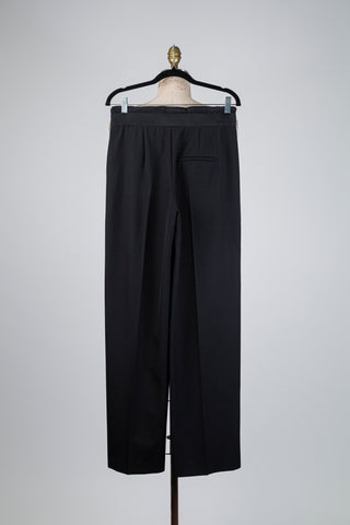 Black tailored trousers with adjustable waist (6 to 12)