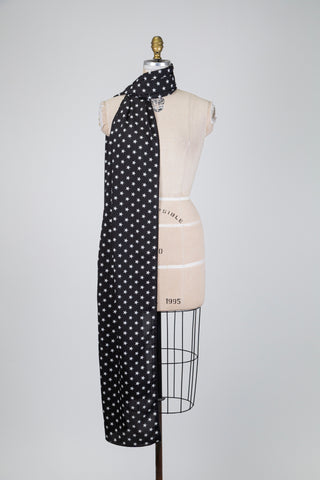 Foulard noir étoilé (XXL)