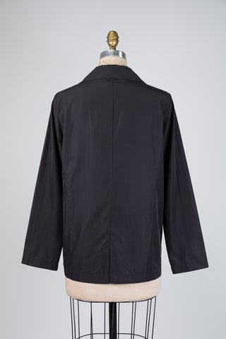 Lightweight black blazer with a relaxed fit (4-8-12)