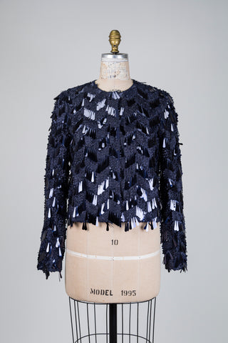 Midnight burst jacket with raised patterns (4-6-8-10)