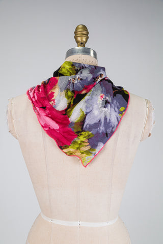 Foulard triangle éveil floral (TU)