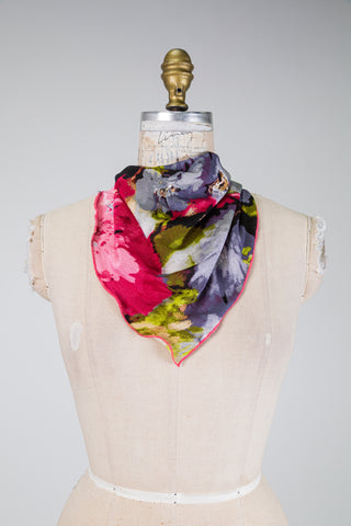 Foulard triangle éveil floral (TU)