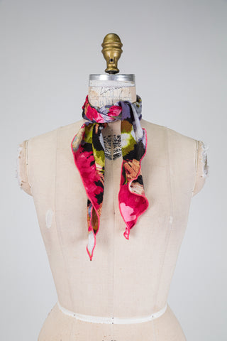 Foulard triangle éveil floral (TU)
