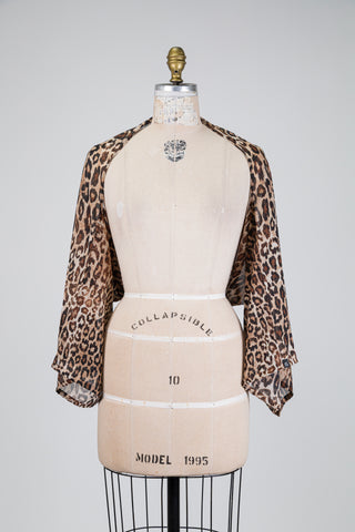 Bolécharpe léopard classique (sur commande)