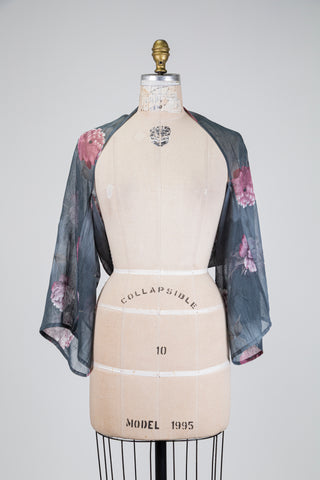 Bolécharpe pivoines lumineuses (sur commande)