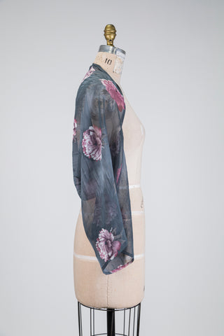 Bolécharpe pivoines lumineuses (sur commande)