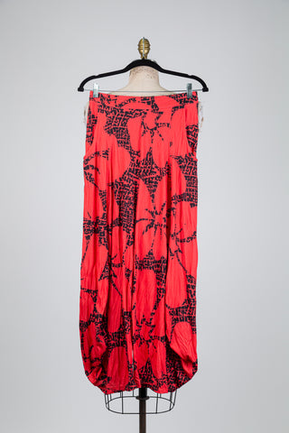 Pantalon ballon orange hibiscus (S)