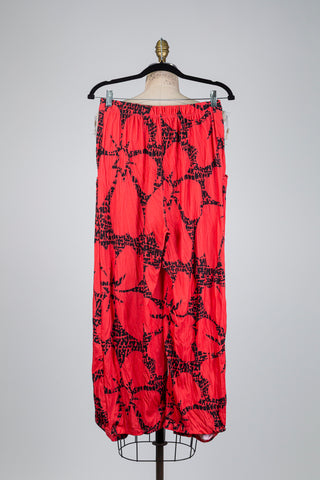 Pantalon ballon orange hibiscus (S)