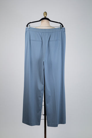 Pantalon confort bleu acier à galons noirs (16)