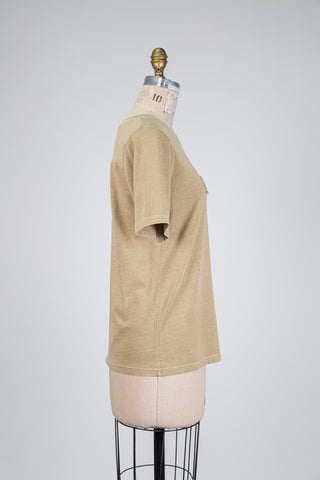 Sand beige DREAM T-shirt (6)