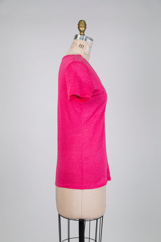Hollywood pink crew neck t-shirt (6)