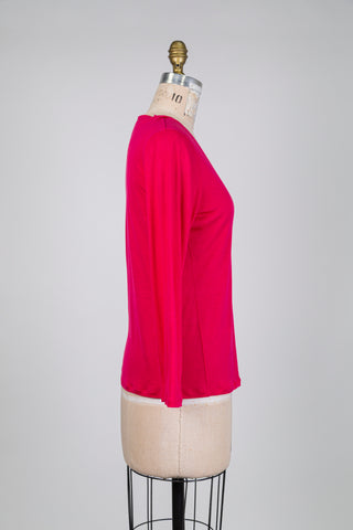 Pink long-sleeved T-shirt (6)