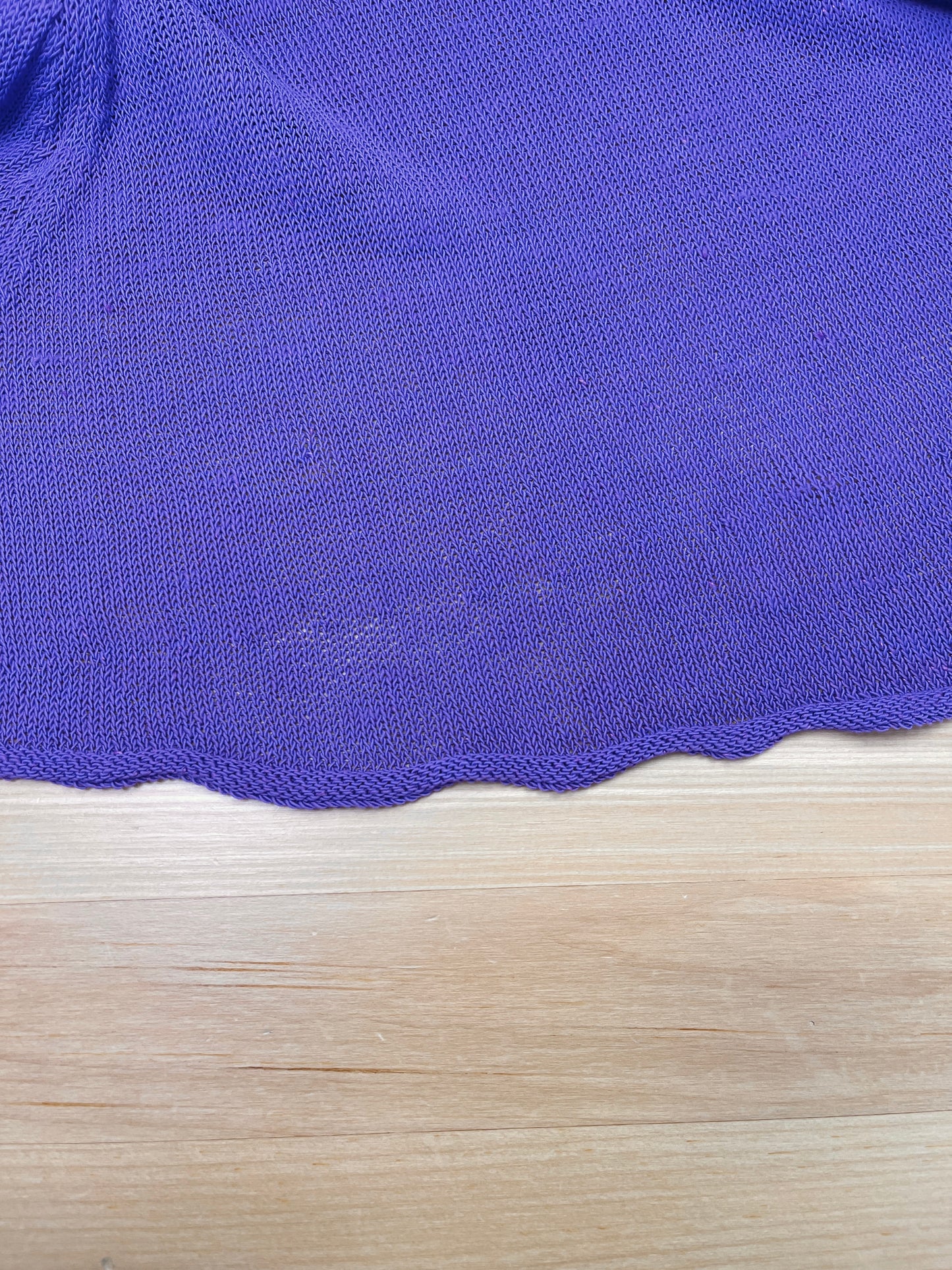 Chandail mauve à colliers textiles assortis (XS/S)
