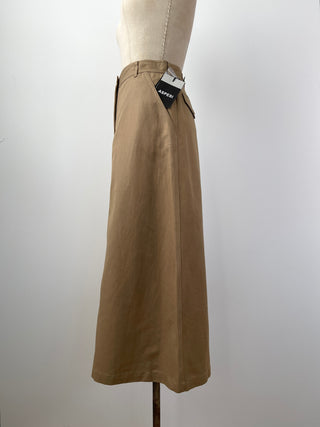 Sand skirt in cotton and linen weave (XS to M)