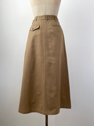 Sand skirt in cotton and linen weave (XS to M)