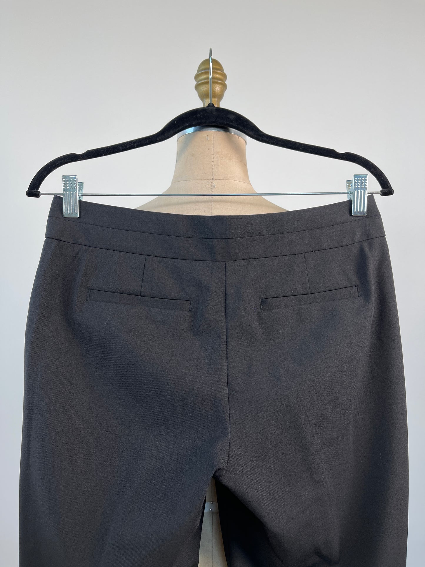 Pantalon noir coupe droite lavable (XS)