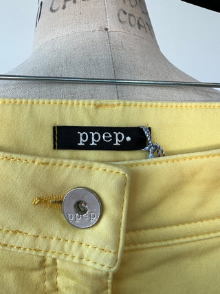 Lemon Yellow Cigarette Pants (XS/S)