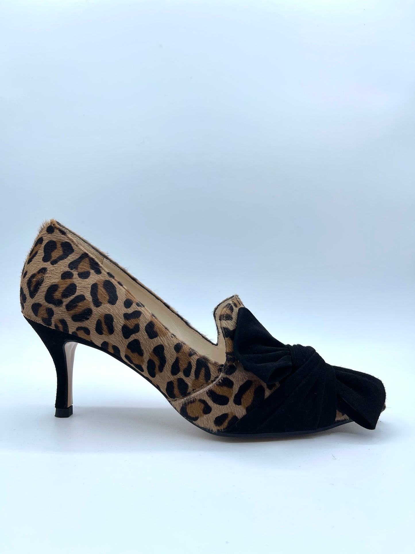 Escarpins léopard à rubans noirs (9)