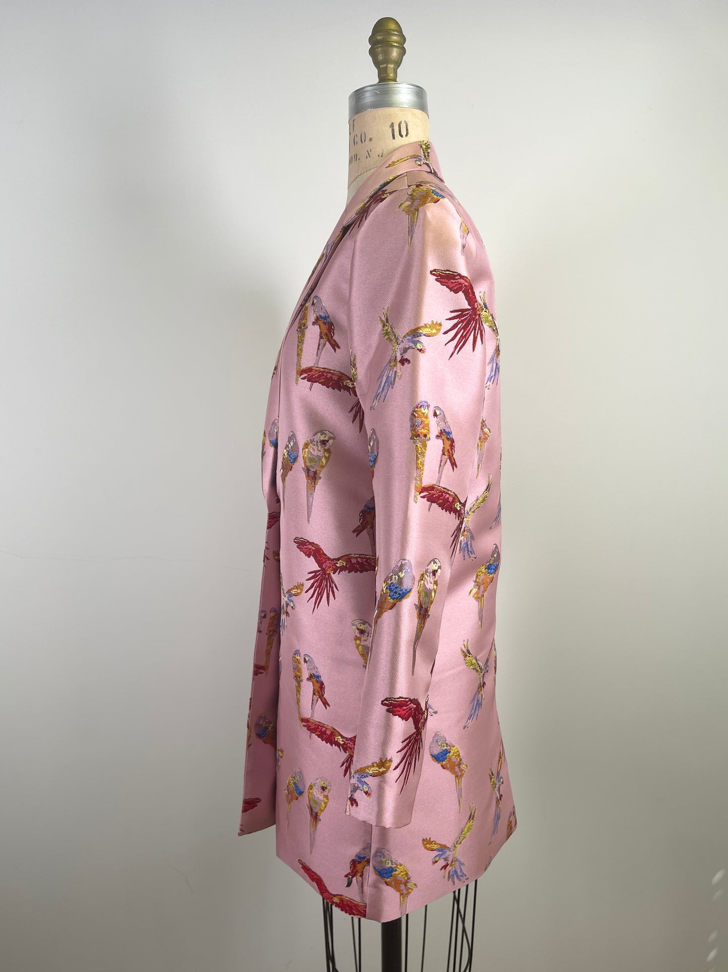 Veste rose à imprimé perroquet (8)