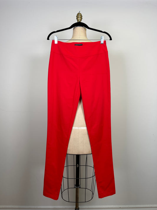 Pantalon rouge ajusté luxueux (XXS/XS)