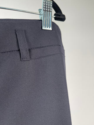 Washable straight cut navy trousers (18/20)