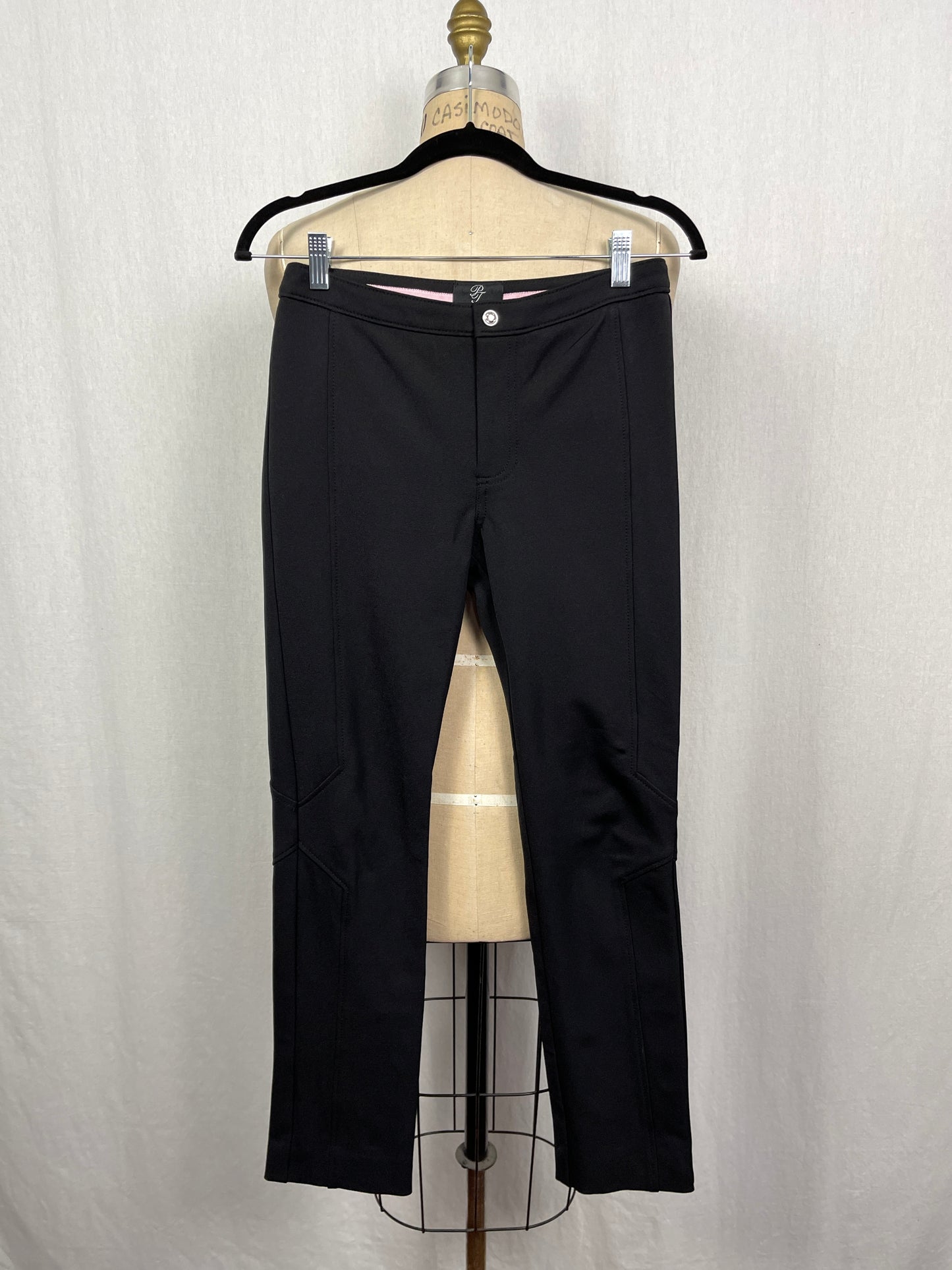Pantalon cigarette noir extensible (XS)