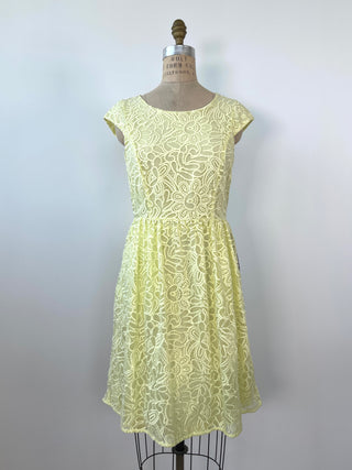 Yellow lace dress (6)