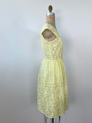 Yellow lace dress (6)