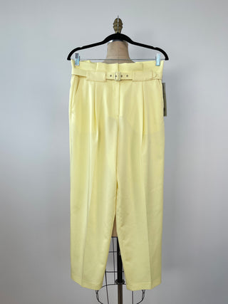 Luxurious yellow pants with washable frieze waist NEW* 