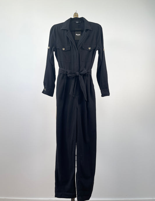 Jumpsuit noir polyvalent en coton lavable NEUF* (M+L)