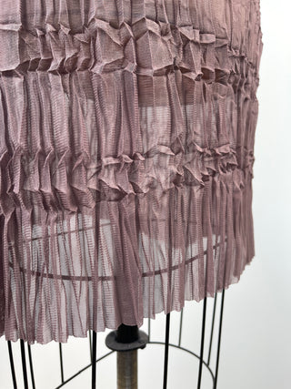 NEW* Purple pleated mesh dress (2-3-4)