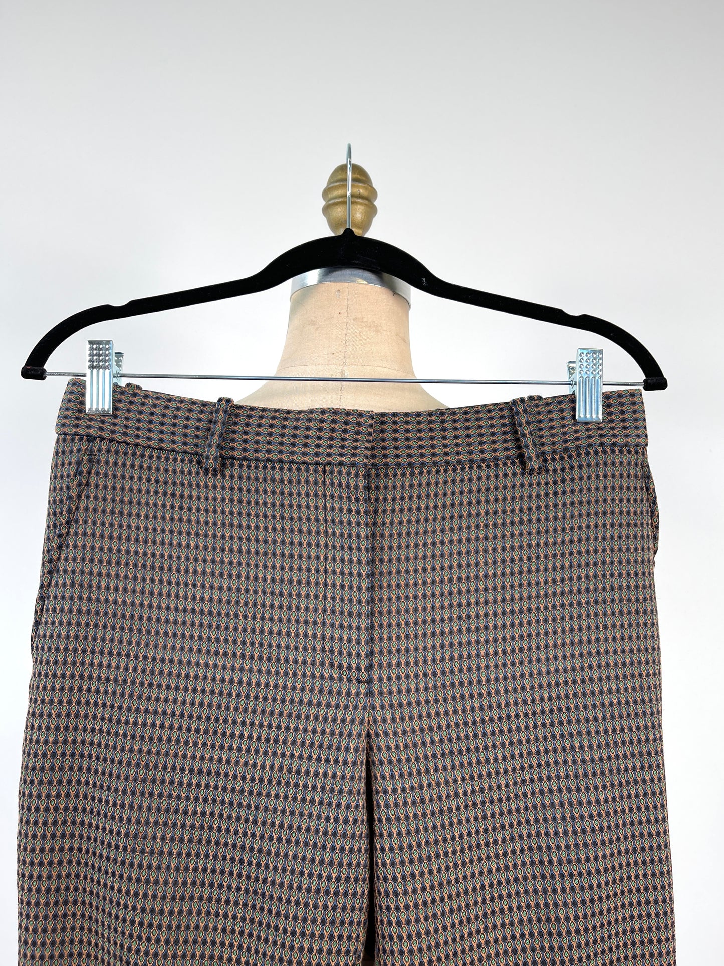 Pantalon habillé à motifs extensible (XS)